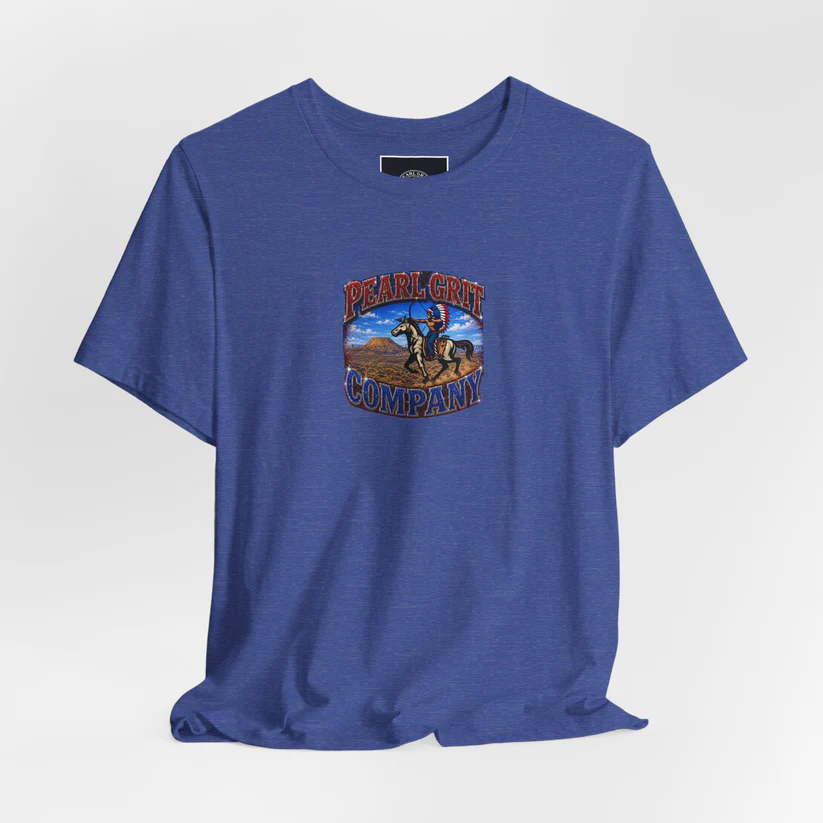 Pearl Grit Company Cowboy Graphic Tee – Western Rodeo Retro T‑Shirt - Image 15