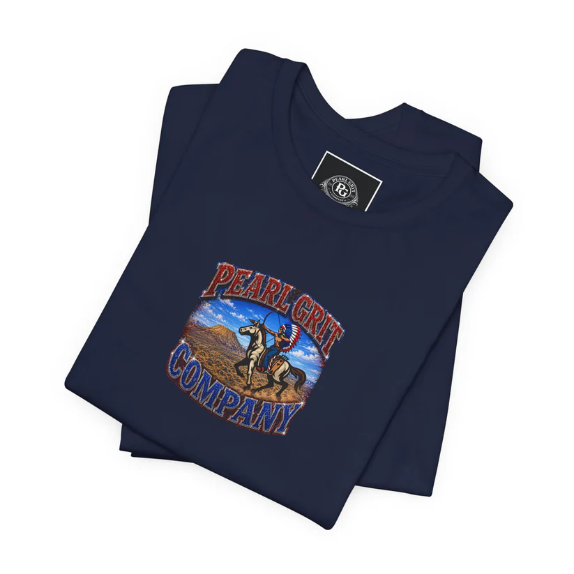 Pearl Grit Company Cowboy Graphic Tee – Western Rodeo Retro T‑Shirt - Image 13