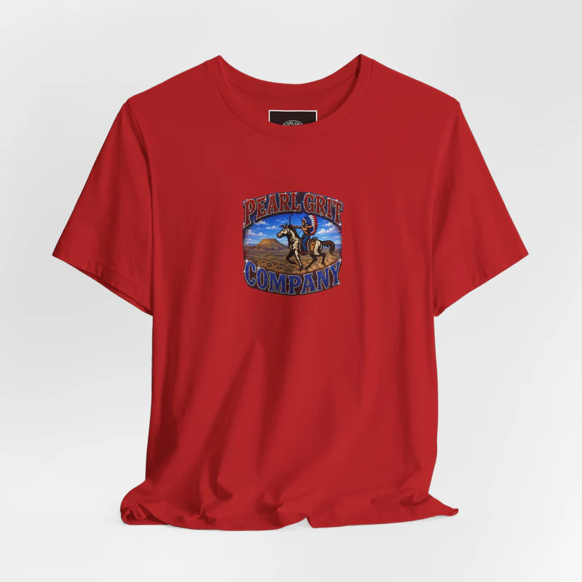 Pearl Grit Company Cowboy Graphic Tee – Western Rodeo Retro T‑Shirt - Image 9
