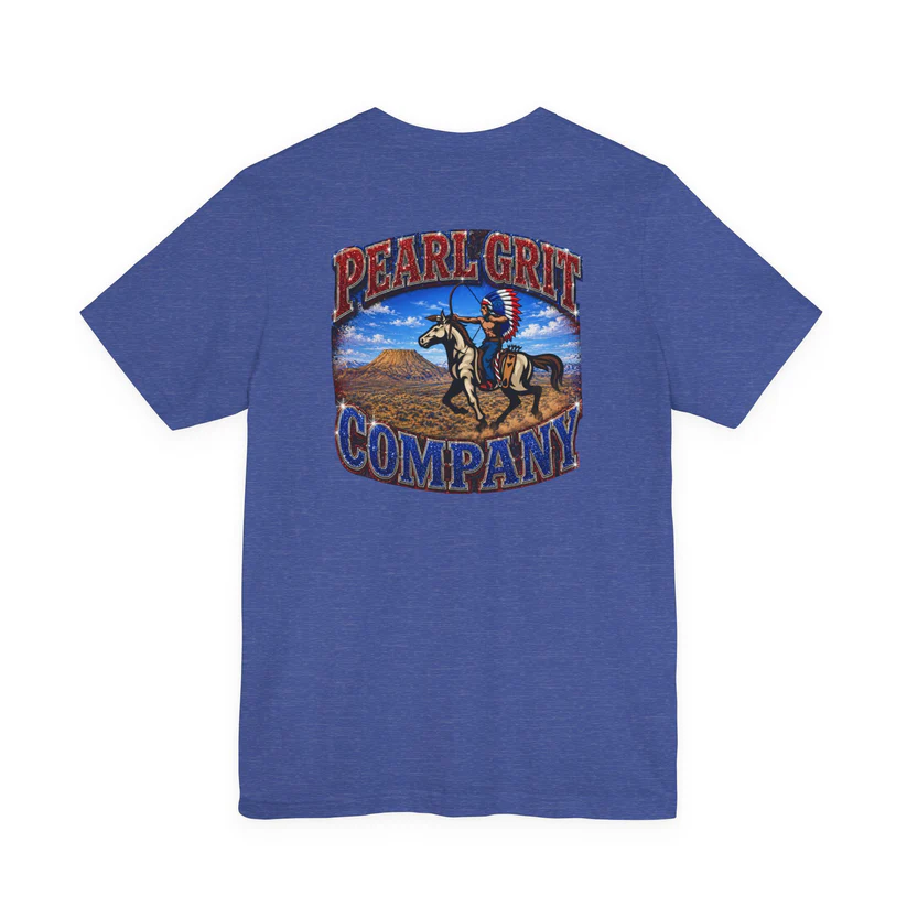 Pearl Grit Company Cowboy Graphic Tee – Western Rodeo Retro T‑Shirt - Image 14