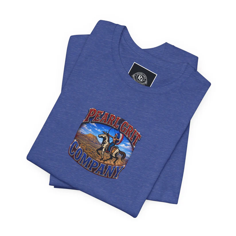 Pearl Grit Company Cowboy Graphic Tee – Western Rodeo Retro T‑Shirt - Image 16